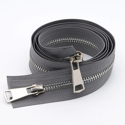 2 Way Open End Normal Teeth Metal ZippersFor Leather Jacket