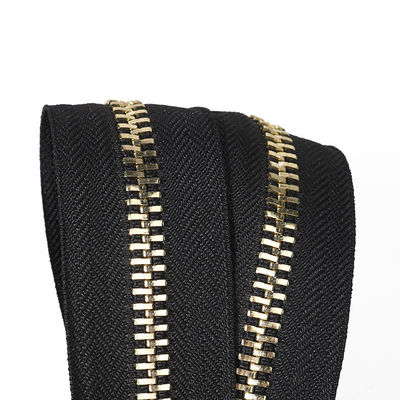 #5  Original Open-End Metal Zipper In Black  Auto-Lock