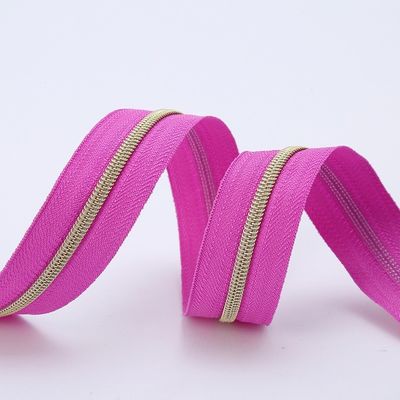 #5 Nylon Zipper Rainbow Teeth For Garments Suburban Wear Formal Dress