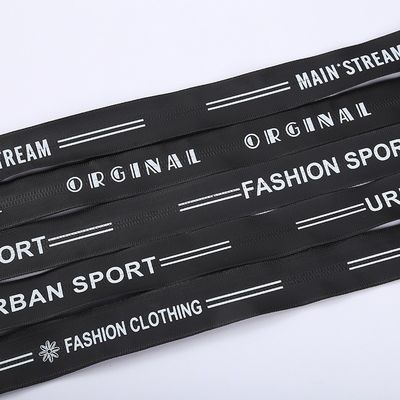 Auto-Lock Nylon Zipper With Printed Sport  For Clothing Shoes Bags Waterproof