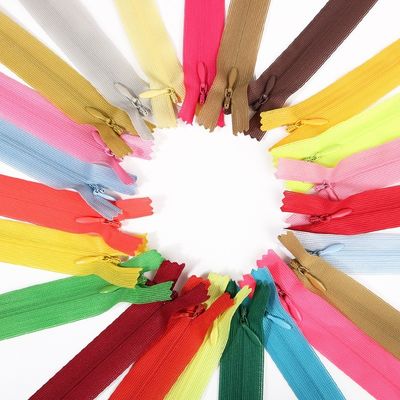Nylon Lace Invisible Zipper Colorful Spot Throw Pillow Cushion Plastic Zippers