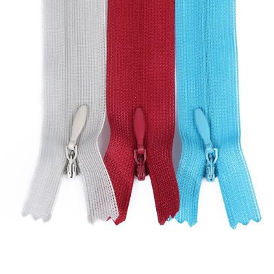 Nylon Lace Invisible Zipper Colorful Spot Throw Pillow Cushion Plastic Zippers