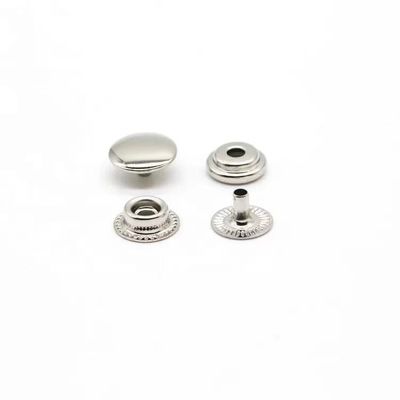 Zinc Alloy Brass Metal Press Stud Button Prong Snap Fastener Button For Garment