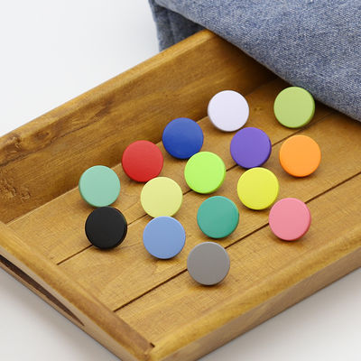 Fancy Zinc Alloy Round Sewing Button Metal Brass Buttons For Clothes Decorative