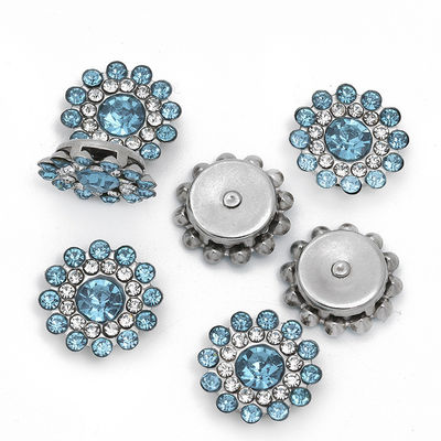 Accessory China Wholesale Rhinestone Pearl Diamond Crystal Metal Button For Garment Hair Bow Center