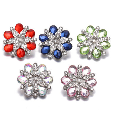 Luxury Environmental Diamond Buttons Jewelry Button For Clothing And Shoe Decorations Shank Button