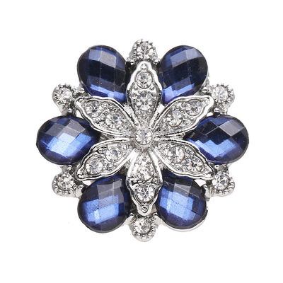 Luxury Environmental Diamond Buttons Jewelry Button For Clothing And Shoe Decorations Shank Button