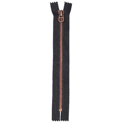 5# close end anti-copper metal zippers for women's clothes man jacket zipper custom metal zipper