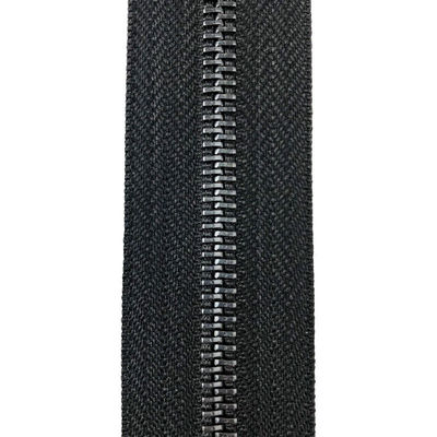 Wholesale 5# Open End Multi-Color Custom Color Metal Zip Gun Black Teeth Gold Metal Jacket Zipper