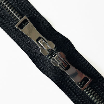 Sew Accessories Open End Two Way Type 3# 5# 8# Custom Tape Color Pull brass Zipper for Cloth