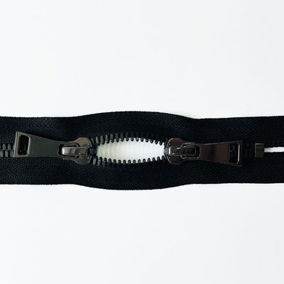 Sew Accessories Open End Two Way Type 3# 5# 8# Custom Tape Color Pull brass Zipper for Cloth