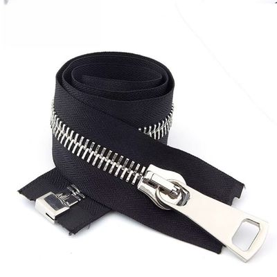 3#5#8#10#15#Metal zipper European style fine teeth Swiss teeth shiny gold zipper silver black nickel Self locking puller Metal zipper