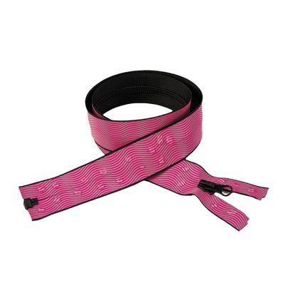 Factory Wholesale Custom 3# 5# 7# nylon waterproof zipper Auto Lock Various types of nylon zipper for clothes bags