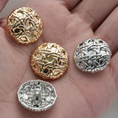 Custom Sewing Dome Retro Uniform Suit Buttons Shank Metal Button For Clothing
