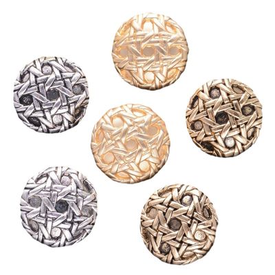 Custom Sewing Dome Retro Uniform Suit Buttons Shank Metal Button For Clothing