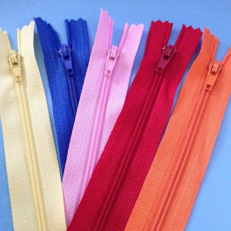 Bag Accessories #3 #5 #7 #8 #10 Nylon Zipper Chain With Puller For Bag Leather Jacket