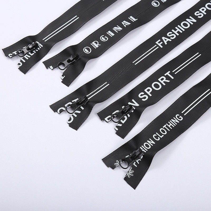 Auto-Lock Nylon Zipper With Printed Sport  For Clothing Shoes Bags Waterproof